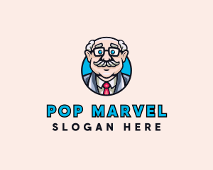 Old Bald Man logo design