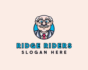 Old Bald Man logo design