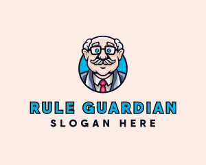 Old Bald Man logo design