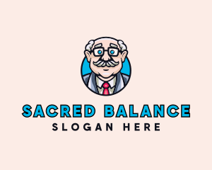 Old Bald Man logo design