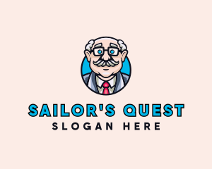 Old Bald Man logo design