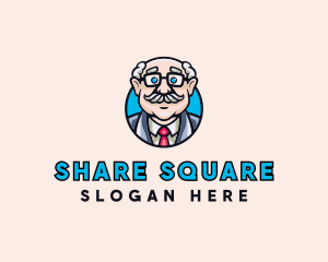 Old Bald Man logo design