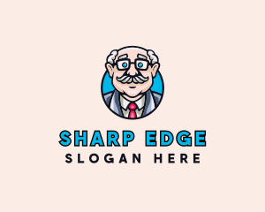 Old Bald Man logo design