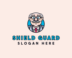 Old Bald Man logo design