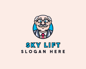 Old Bald Man logo design