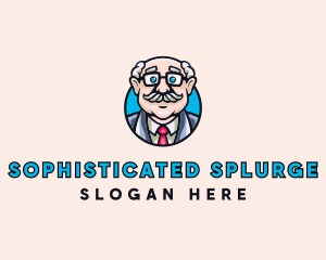 Old Bald Man logo design