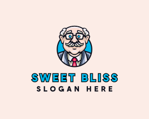 Old Bald Man logo design