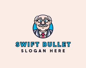 Old Bald Man logo design