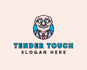 Old Bald Man logo design