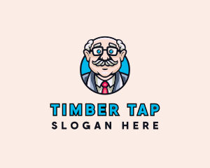 Old Bald Man logo design