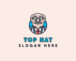 Old Bald Man logo design