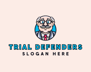 Old Bald Man logo design