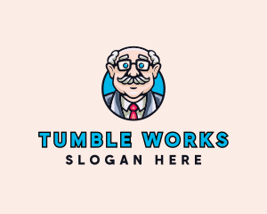 Old Bald Man logo design