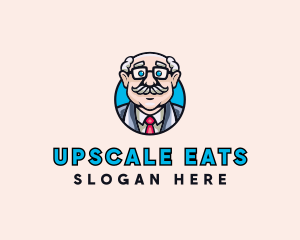 Old Bald Man logo design