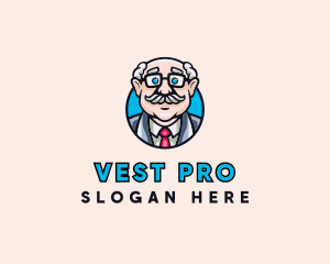 Old Bald Man logo design