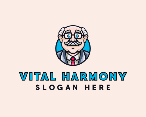 Old Bald Man logo design