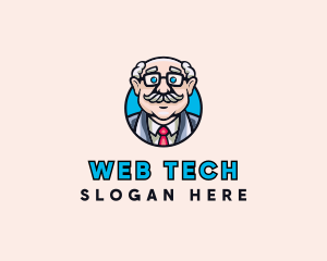 Old Bald Man logo design