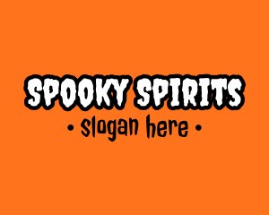 Pumpkin Halloween Font logo