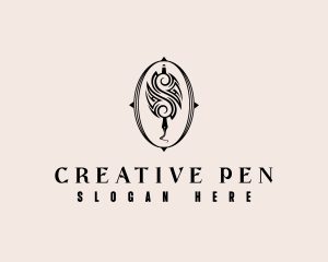 Tribal Tattoo Pen logo design