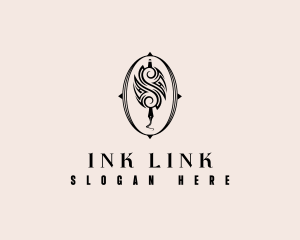 Tribal Tattoo Pen logo design