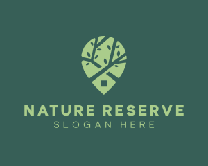 Nature Garden Tree logo design