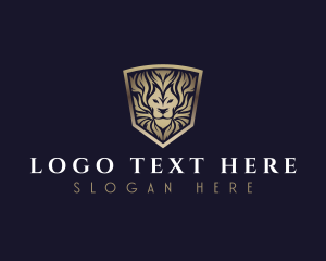 Luxury Lion Crest Logo