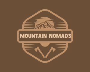 Mountain Axe Adventure logo design