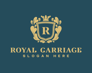 Ornamental Royal Shield logo design