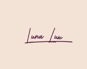 Luxe Handwritten Signature logo design