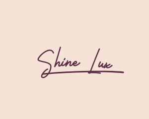 Luxe Handwritten Signature logo design