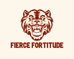 Roaring Fierce Tiger  logo