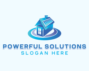 Roof Solar Panel logo design