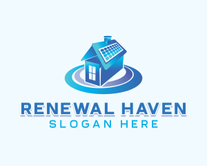 Roof Solar Panel logo design