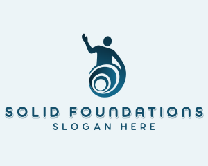 Community Foundation Disability logo design