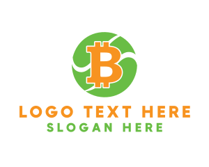 Bitcoin Cryptocurrency Symbol logo