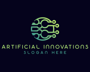 Artificial Intelligence Software logo design