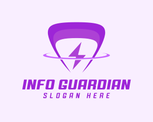 Cybersecurity Lightning Bolt logo