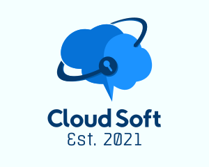 Mind Cloud Security logo design