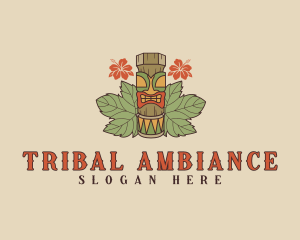 Hawaiian Tiki Totem logo design