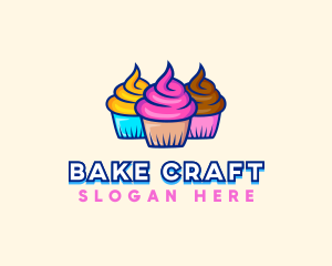 Food Dessert Cupcake logo design