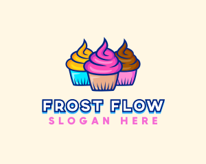 Food Dessert Cupcake logo design