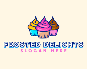 Food Dessert Cupcake logo design