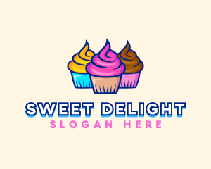 Food Dessert Cupcake logo