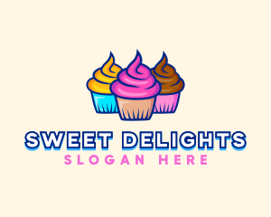 Food Dessert Cupcake logo