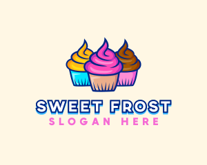 Food Dessert Cupcake logo design