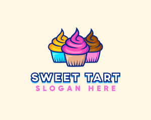 Food Dessert Cupcake logo design