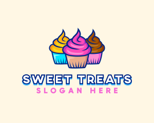Food Dessert Cupcake logo design