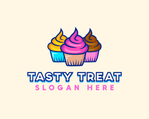 Food Dessert Cupcake logo design