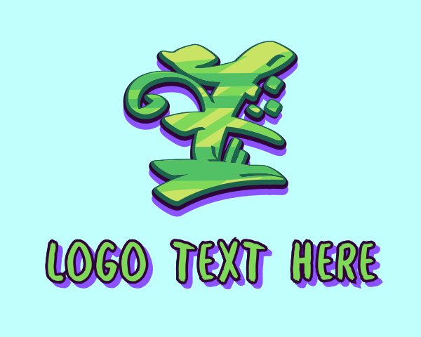 Graffiti  Art logo example 4