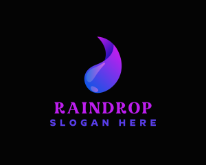 Water Drop Liquid logo design